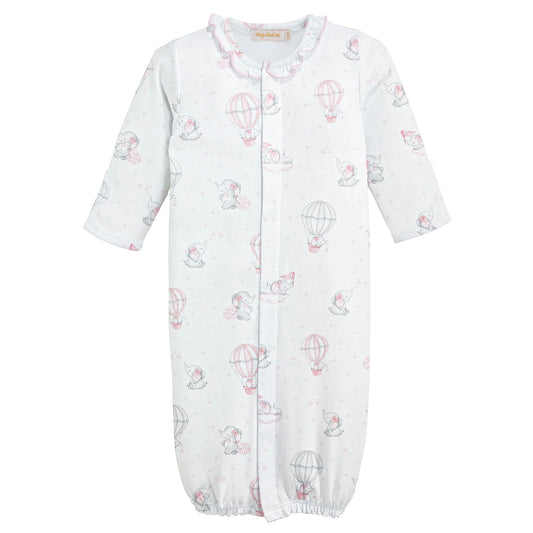 Dreamy Air Balloons Pink Converter Gown w/ Ruffles