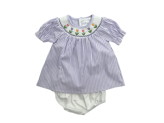 Tulip Striped Bloomer Outfit