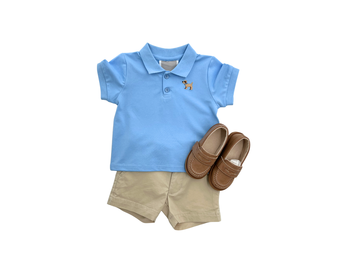 Blue Puppy Golf Shirt
