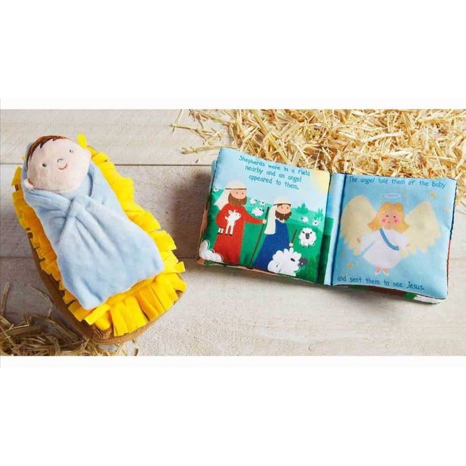 Mud Pie - Christmas Nativity Plush Book