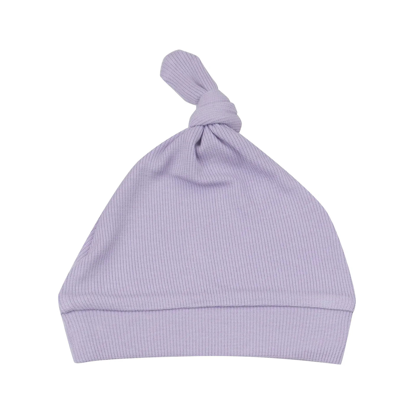 Ribbed Orchid Petal Knotted Hat