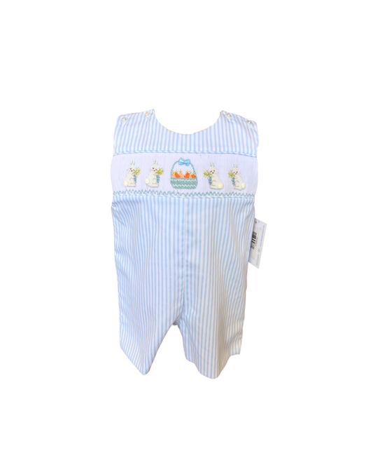 Bunny & Basket Smocked Jon Jon