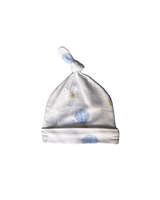Baby Club Chic Let's Fly Together Blue Knot Hat