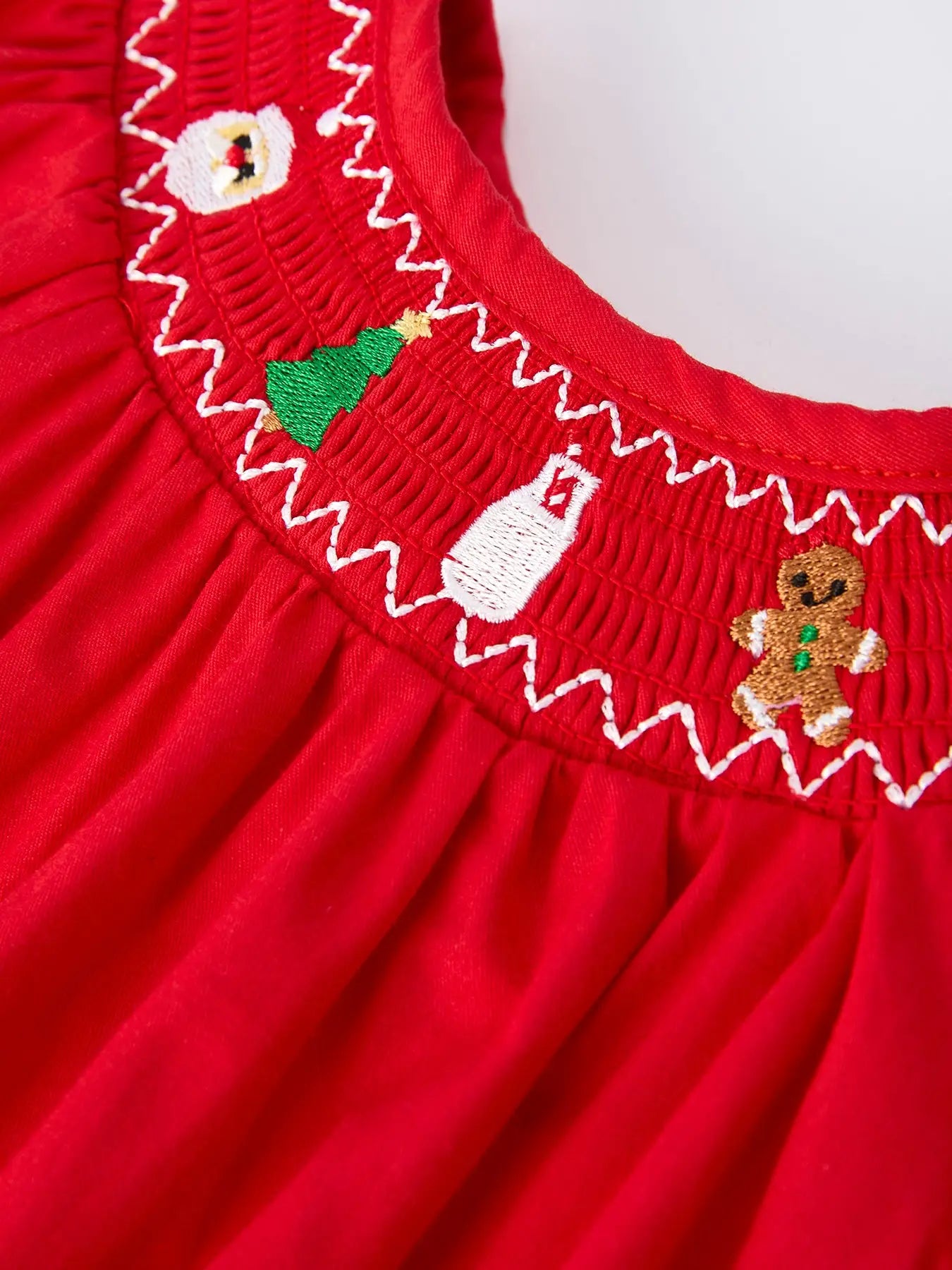 Christmas Gingerbread Girls Romper