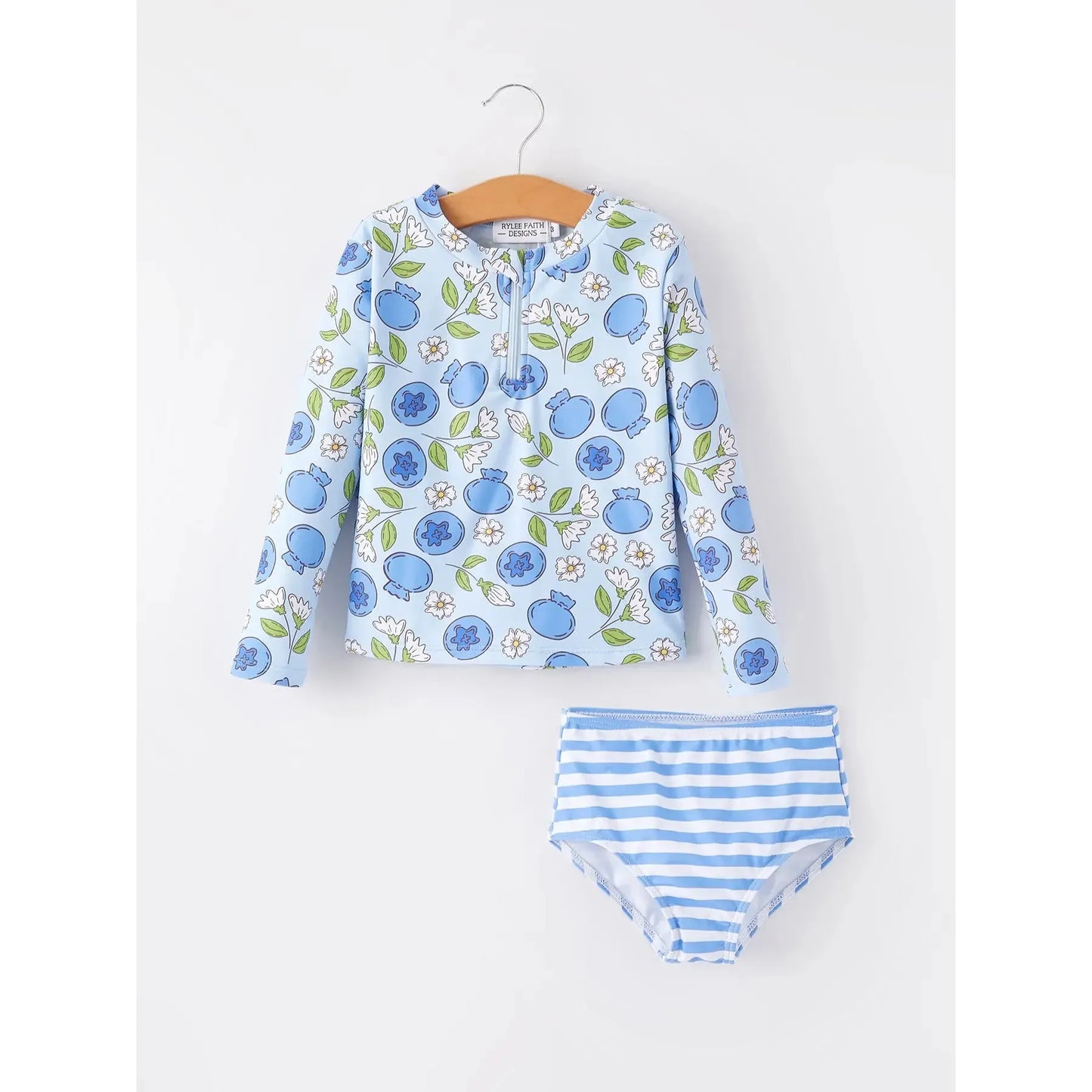 Blueberry Floral Swimwear