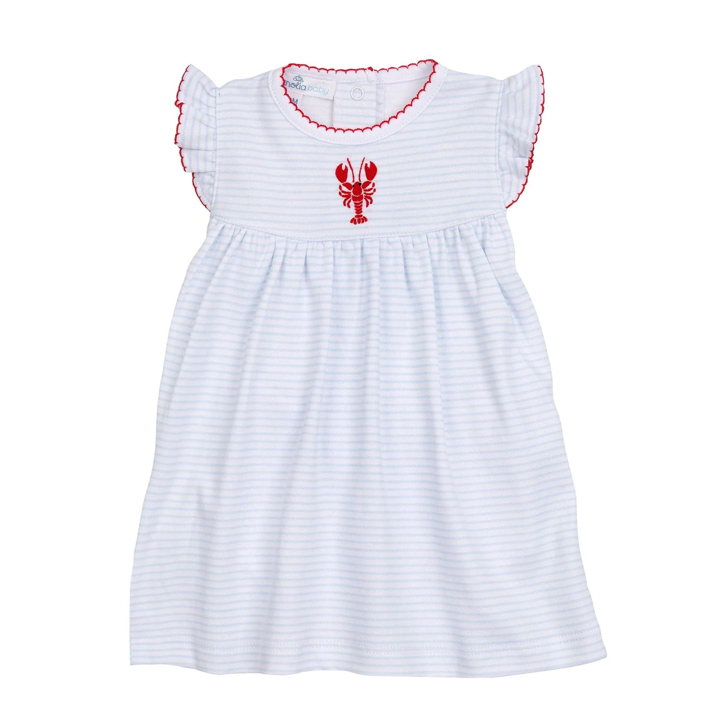 Lil' Snappers Embroidered Dress