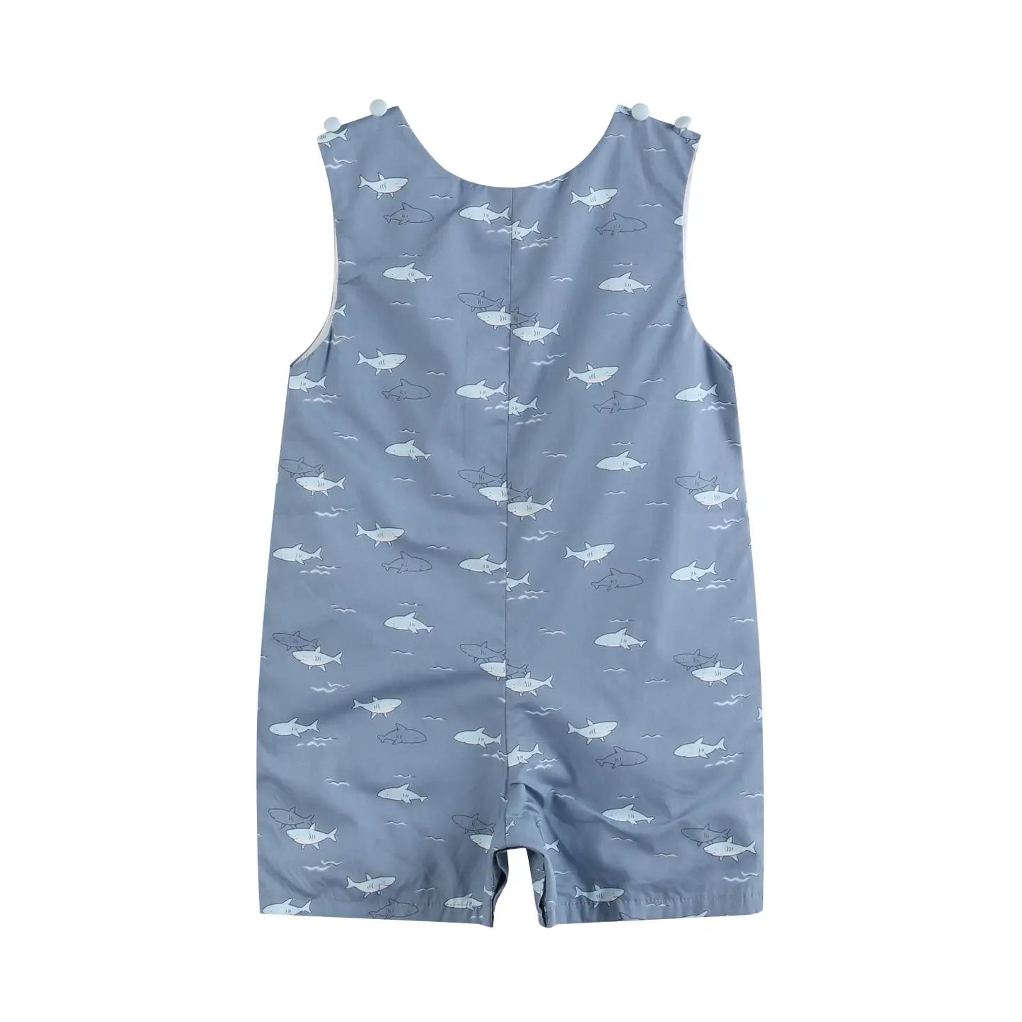 Shark Print Shortalls