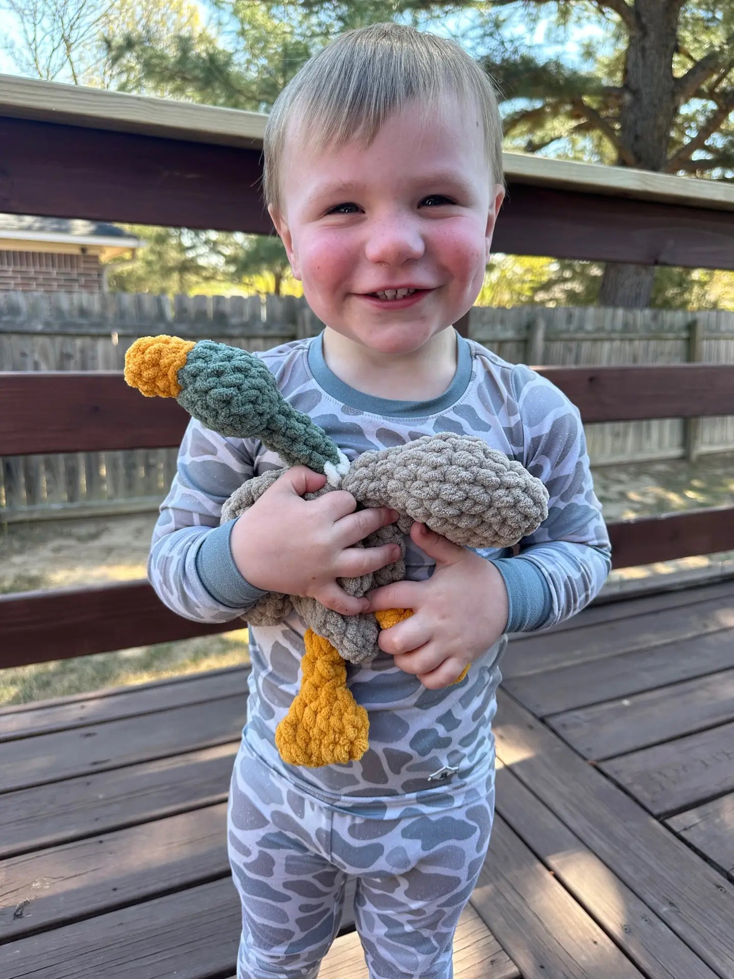 Crochet Mallard Duck Lovey
