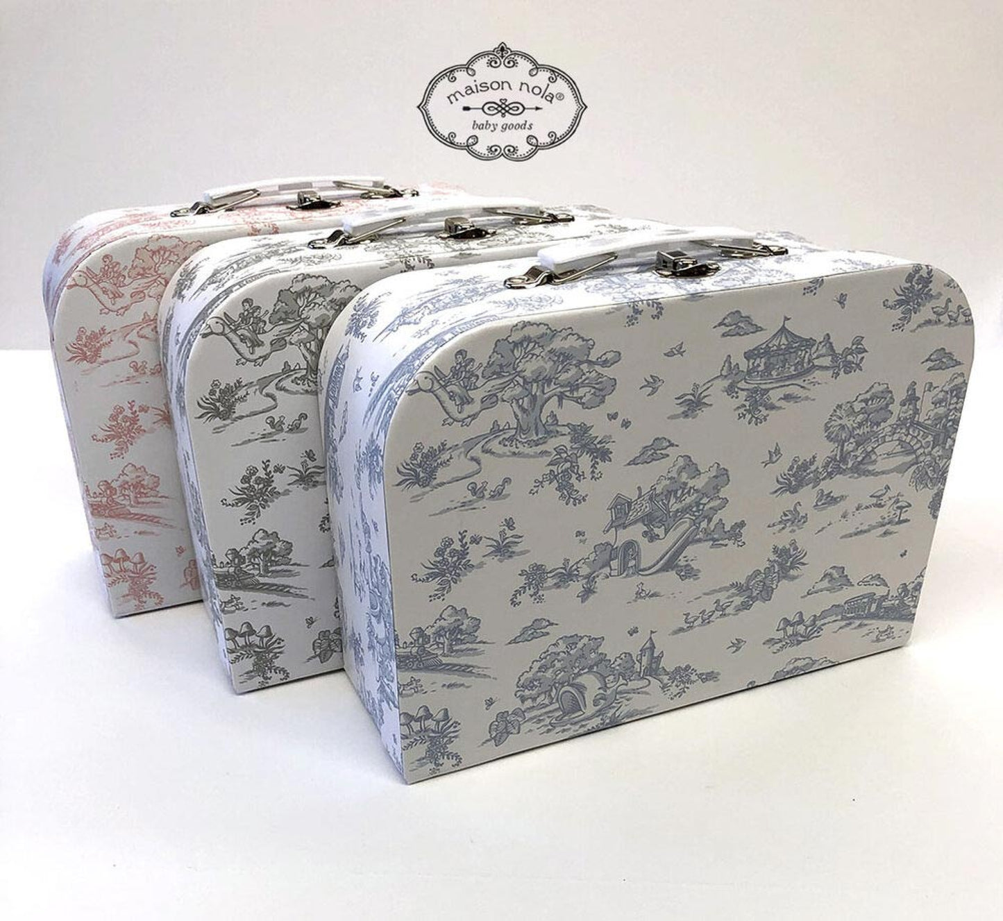 Storyland Toile Keepsake Box