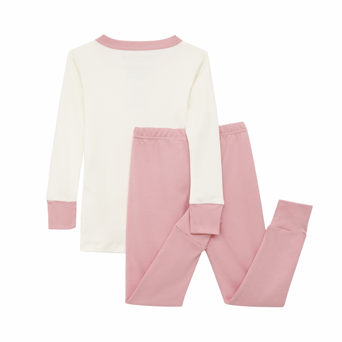 Bear Hugs Long Pajamas - Dusty Rose
