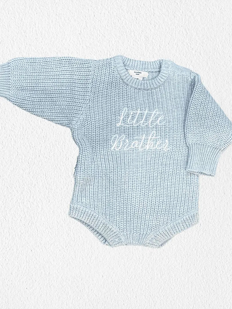 'Little Brother' Announcement Romper