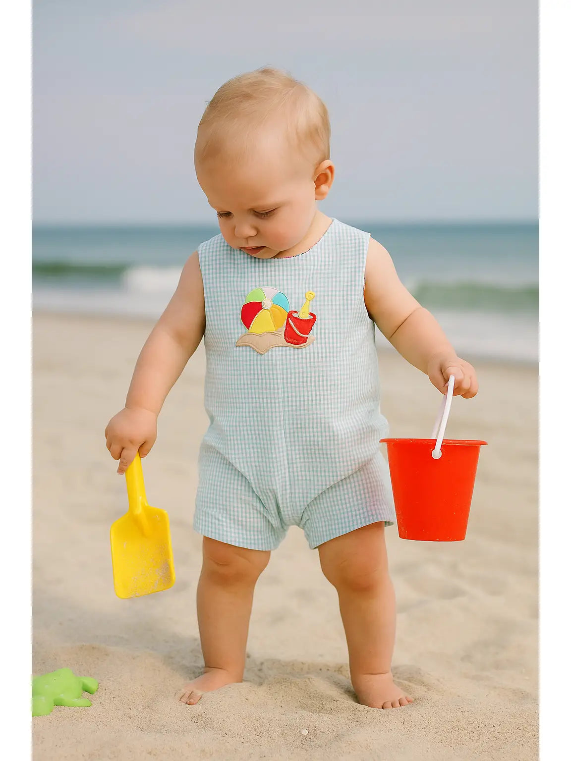 Sunsuit with Beach Applique
