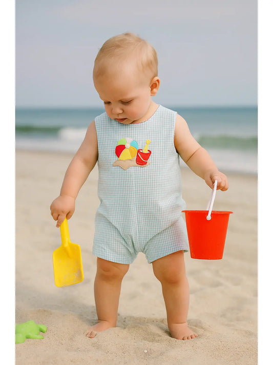 Sunsuit with Beach Applique