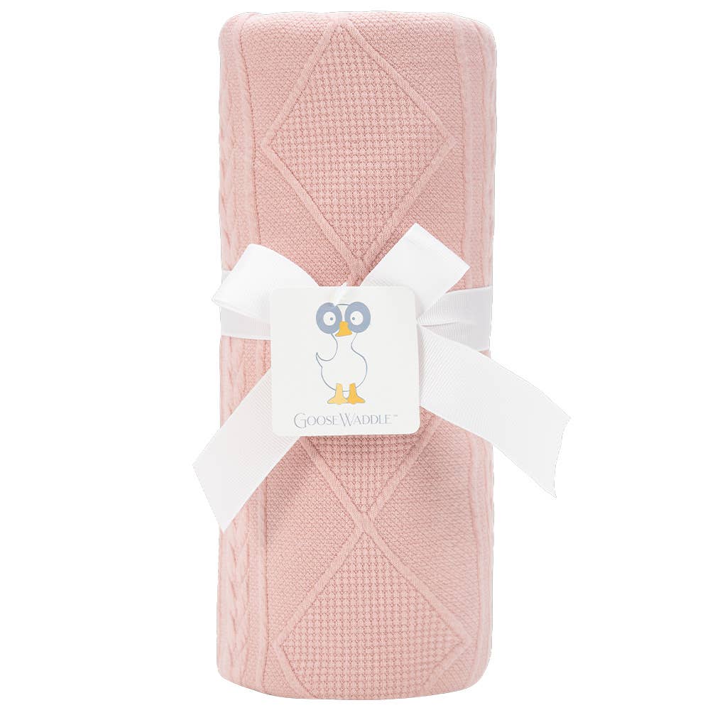 Knit Blanket - Rose