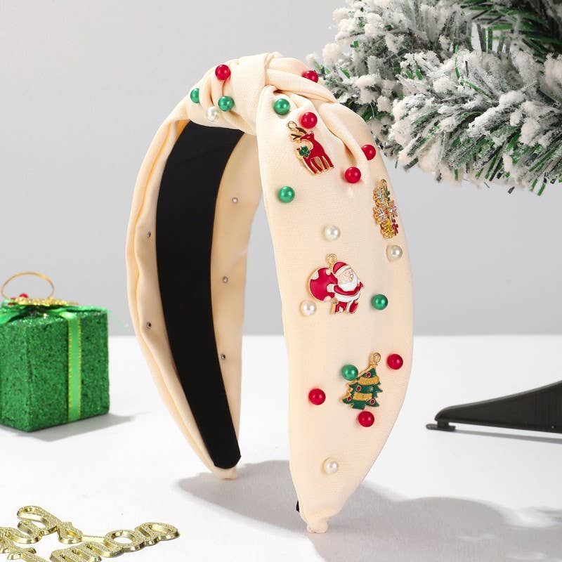CHRISTMAS TREE SANTA REINDEER HAIR BAND HEADBAND