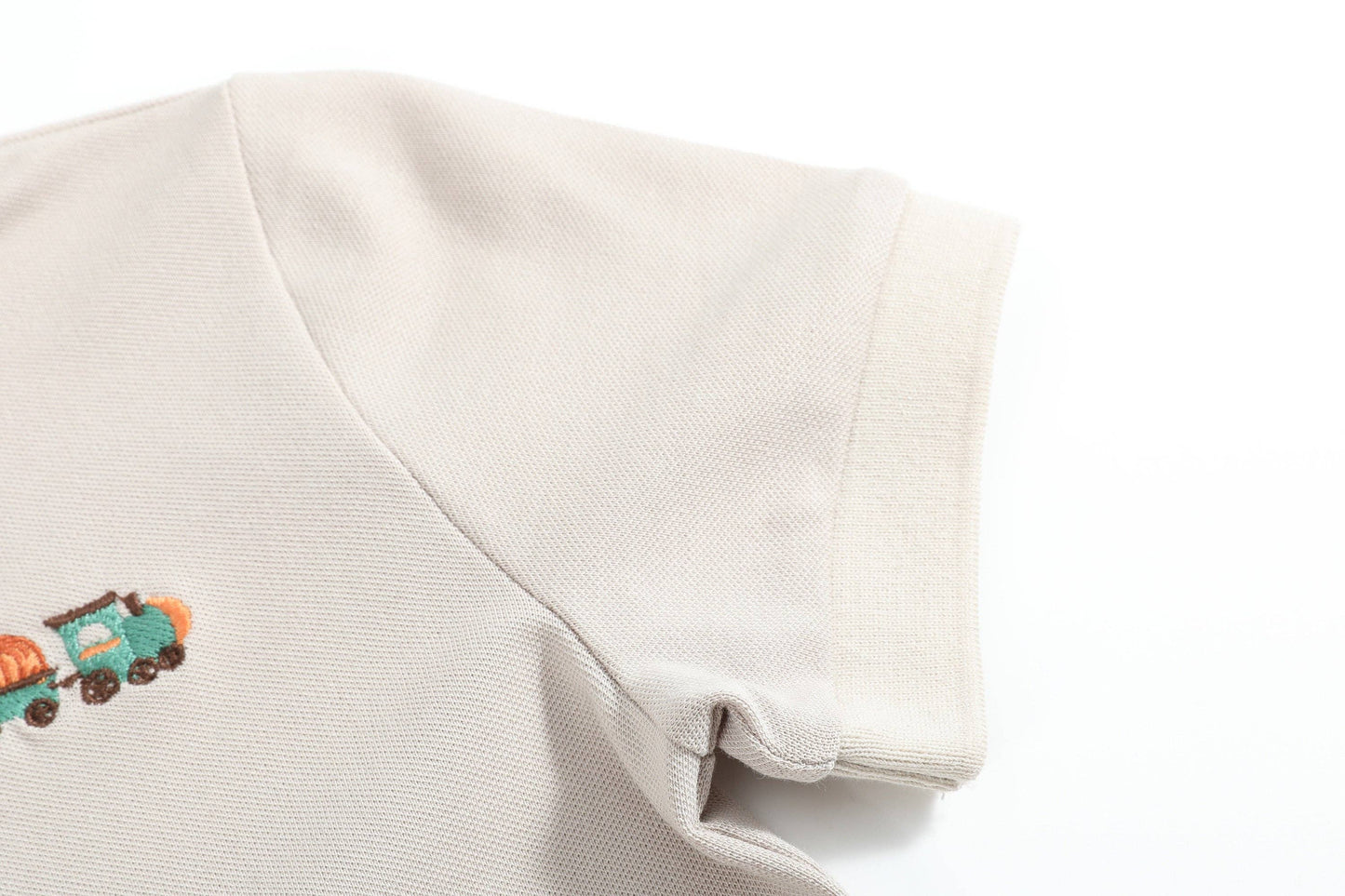 Sand Beige Tractor Polo Golf Shirt