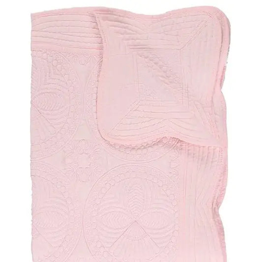 Pink Heirloom Quilt-monogram Me Blanket
