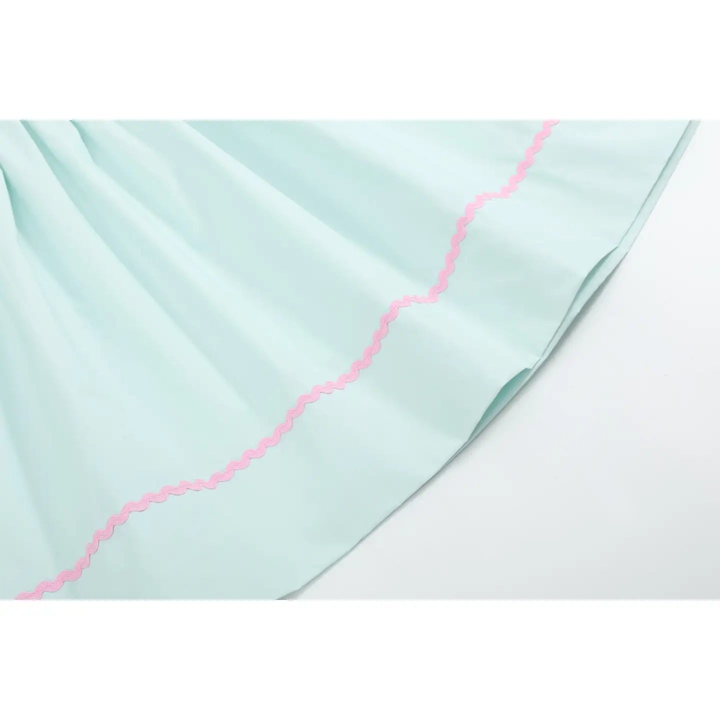 Misty Blue Bunny Smocked Bishop Dress