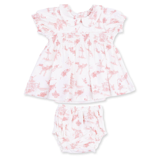 Ballet Toile - Smocked Dress Set
