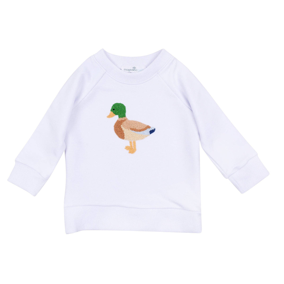 Mallard Moments Hand-Embroidered Sweatshirt