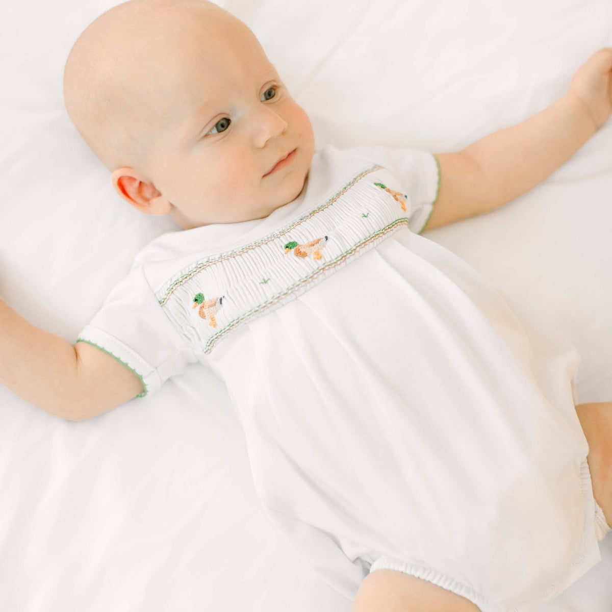 Mallard Moments Smocked Boy Bubble