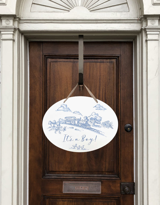 Storyland Toile Door Hanger