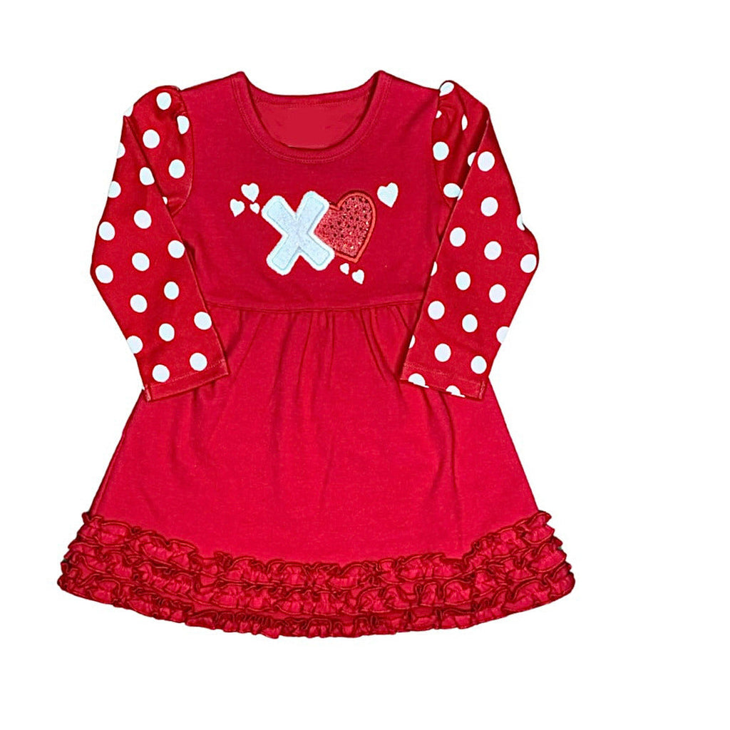 Valentine - XO Heart Red Dress