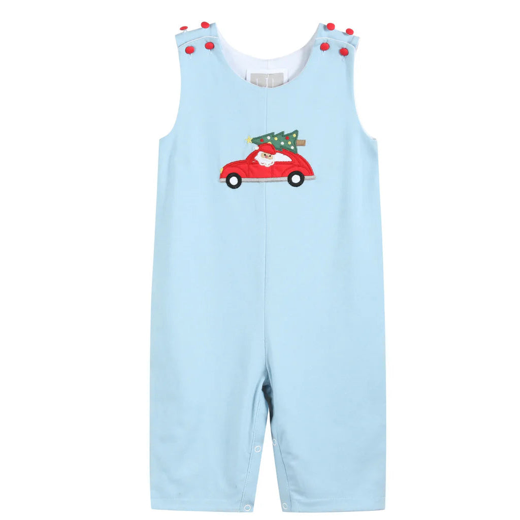 Santa Christmas Car Overalls