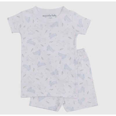 Bunny Hop Short PJ's - Blue