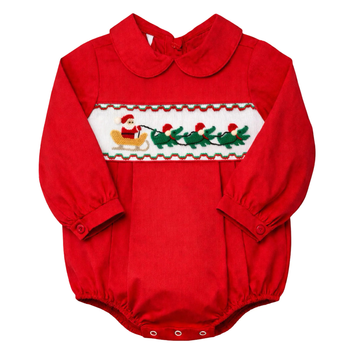 Cajun Cord Santa Long Sleeve Smock Bubble