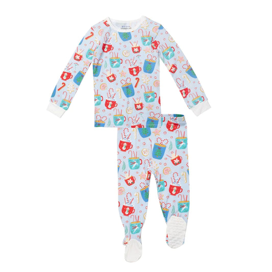 Wake Me Up Before You Cocoa Footed PJ Set