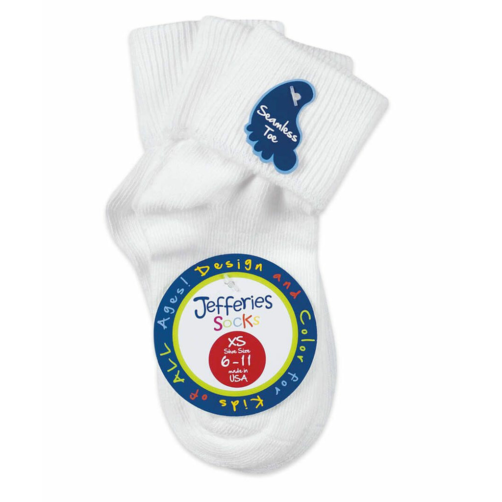 Jefferies Socks - Smooth Toe Turn Cuff 3 Pack