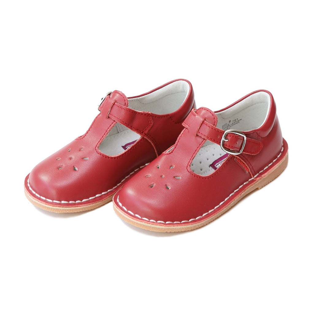 L'Amour - Joy Red T-Strap Shoe