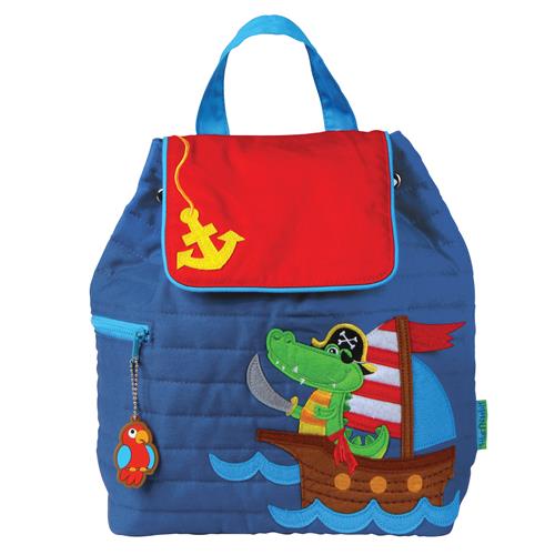 Stephen Joseph - Alligator / Pirate Quilted Backpack