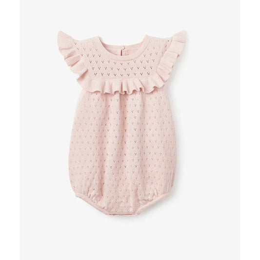 Bubble Pointelle Flutter Pink