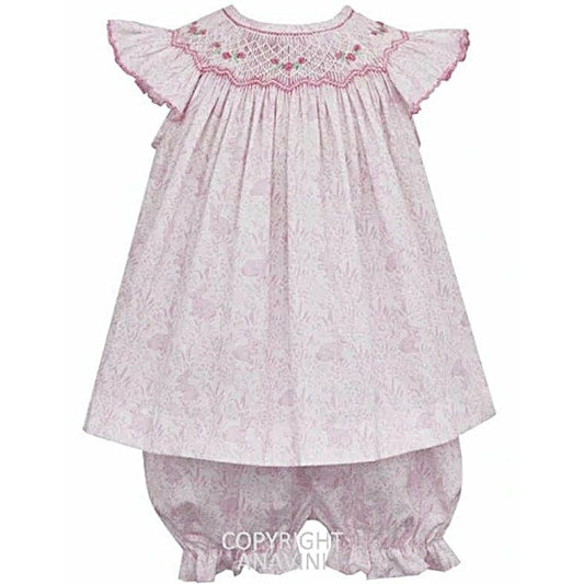 Bunny Print Bloomer Set Lily