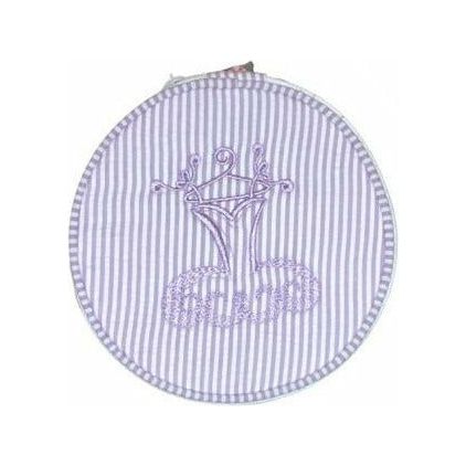 Oh Mint - Tutu Embroidery Seersucker Button Bag
