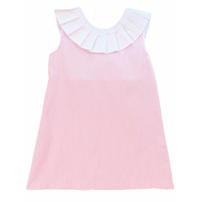 Zuccini - Cassie Dress Pink Seersucker Stripe