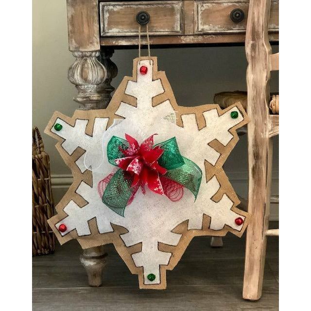 Mon Cher-Burlap Door Hanger