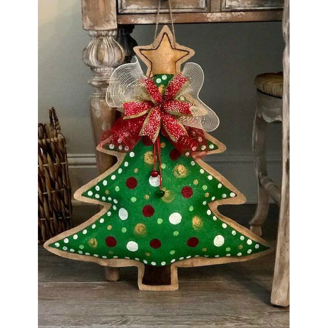 Mon Cher-Burlap Door Hanger