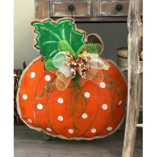 Mon Cher-Burlap Door Hanger