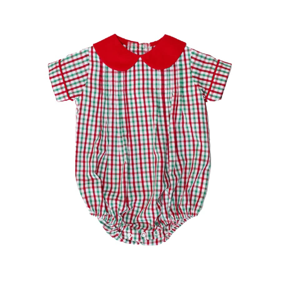 Zuccini Boy Bennet Christmas Bubble Festive Plaid