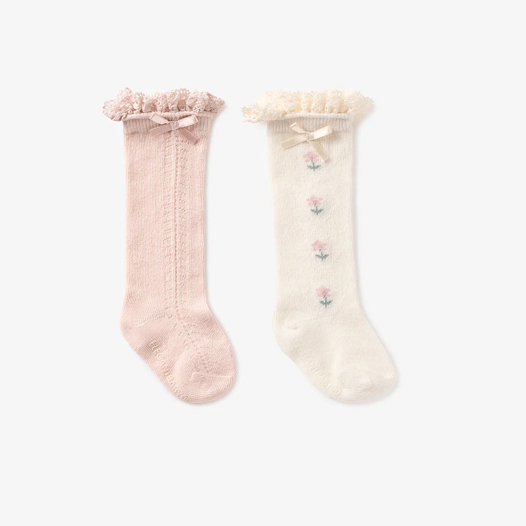 Elegant Baby Floral Knee Socks
