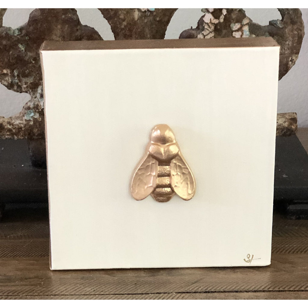 Mon Cher - Canvas Art Gold Bee