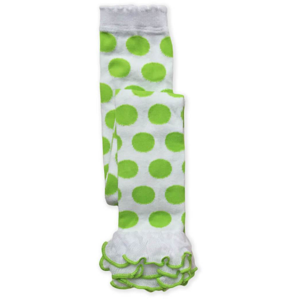 Jefferies Socks - Leggings Dots Ruffled Ankle, Pima Cotton