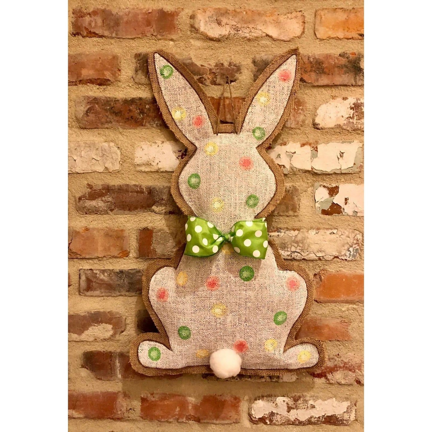 Mon Cher-Burlap Door Hanger