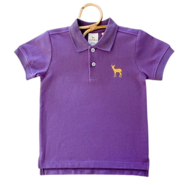 Velvet Fawn-Mack Polo Purple Shirt