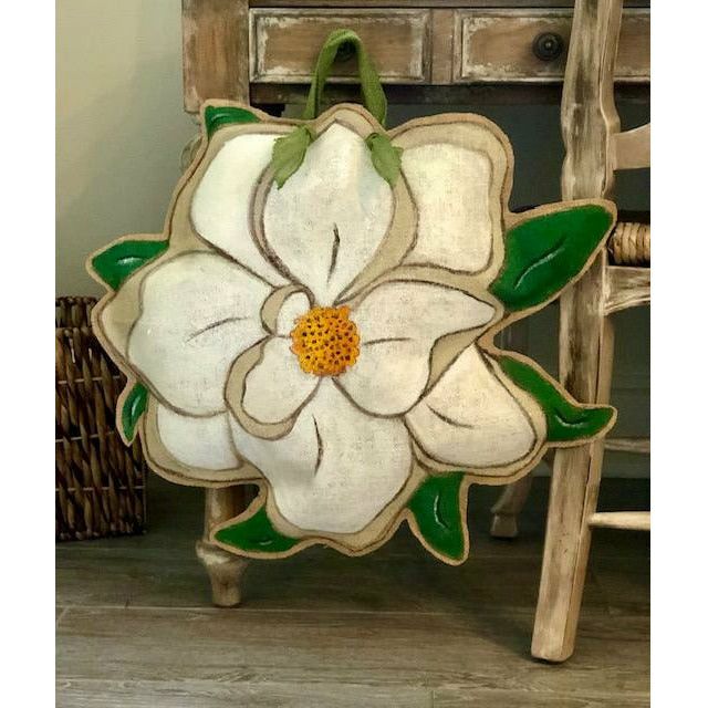 Mon Cher-Burlap Door Hanger