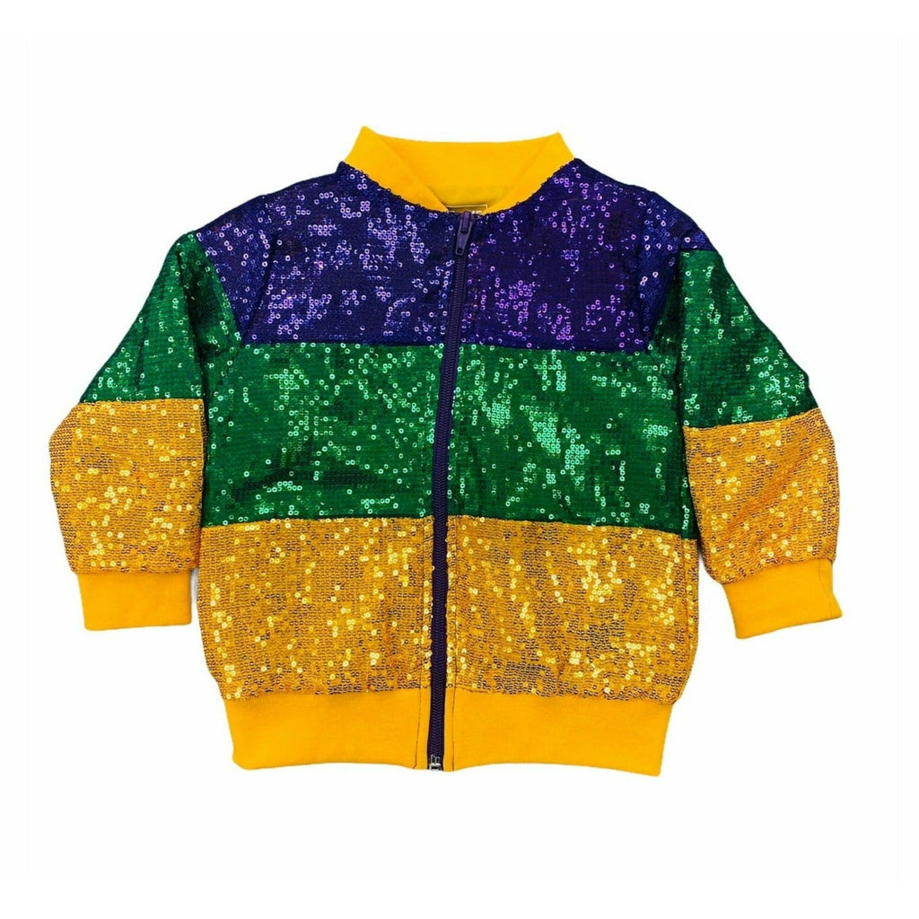 MeMe Mardi Gras Sequin Jacket