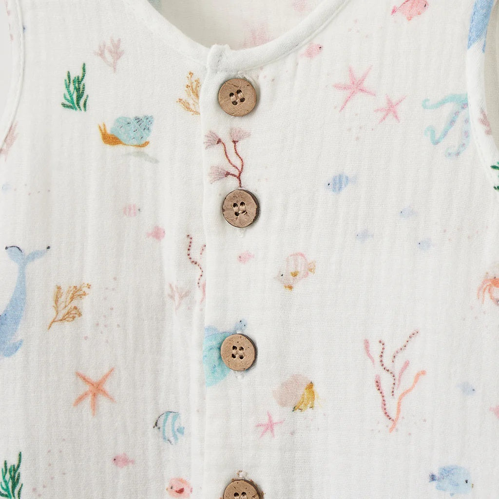 Elegant Baby- Ocean Adventure Shortall Print